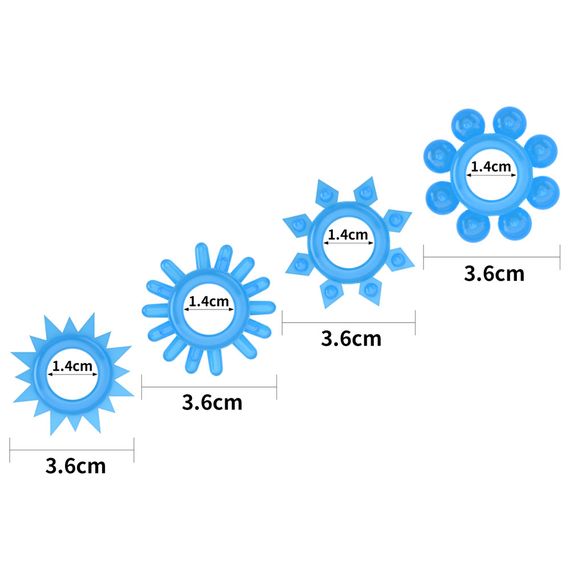 Набор эрекционных колец - Lumino Play Penis Ring | Зображення 2