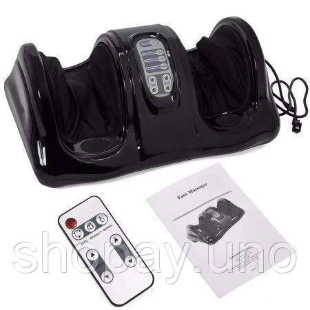 Универсальный электромассажер для ног и стоп Shiatsu Foot Massager роликовый | Зображення 1