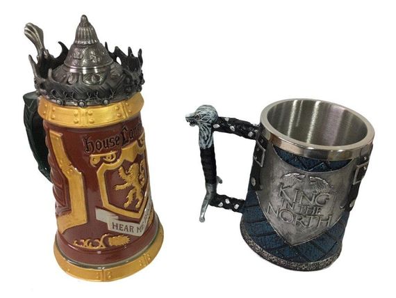 Подарочный набор Кружка Game Of Thrones House Lannister и Кружка King In The North Targaryen 3D Король Севера | Зображення 2
