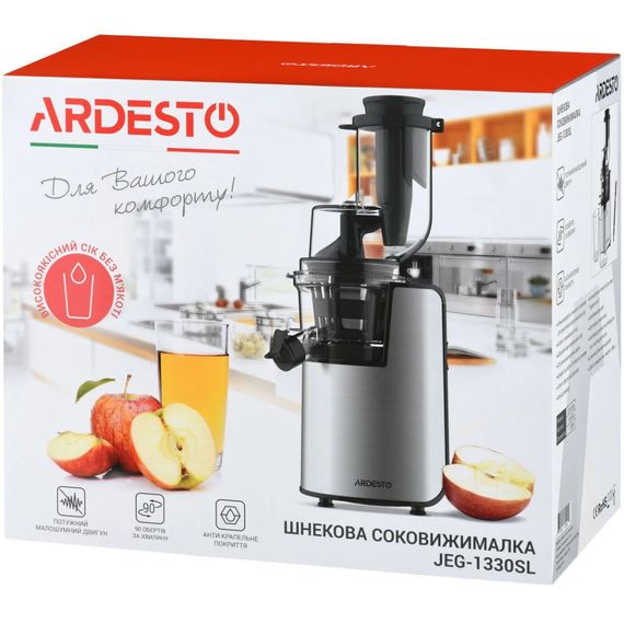 Шнекова соковижималка Ardesto JEG-1330SL 200 Вт | Зображення 7