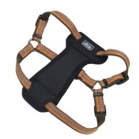 Шлея для собак светоотражающая Coastal K9 Explorer Harness, 50-76 см, коричневый