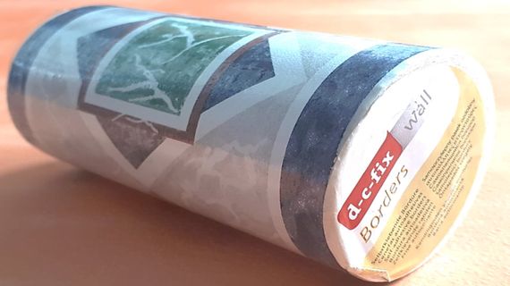 Плівка самоклейна бордюрна 10,6х1000cm водостійка мармурова плитка | Зображення 1