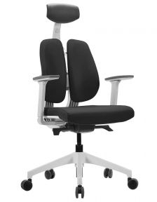 Кресло офисное DUOREST D2 whitegray ортопедическое