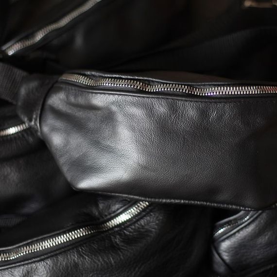 Бананка шкіряна. Сумка на пояс зі шкіри, Універсальна сумка нагрудна, Практична сумка на пояс | Зображення 2