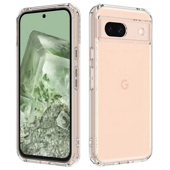 TPU чохол Epic Transparent 1,5mm Full Camera для Google Pixel 8a Безбарвний (прозорий) | Зображення 1