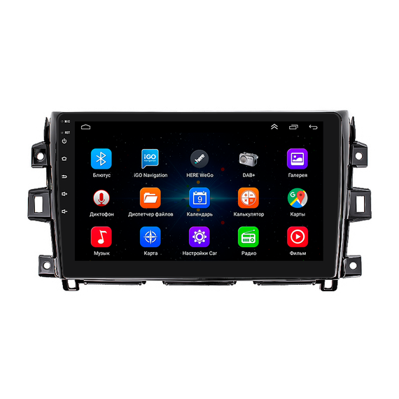 Штатная магнитола 10" Lesko для Nissan Navara (Frontier) IV (D23) 2014-н.в.  1/16Gb/ Wi-Fi GPS Optima Ниссан | Зображення 1