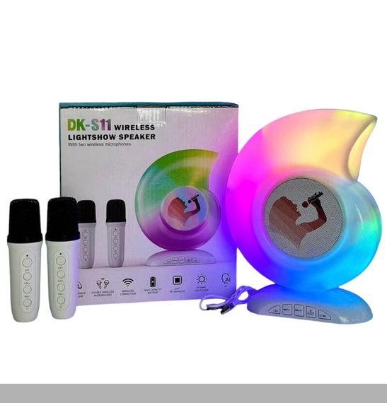 Портативна колонка Z1 Bluetooth з LED диско-шаром і караоке функцією XPRO (47746-9069_306)