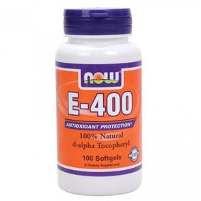 Витамин E NOW Foods Vitamin E-400 100 Softgels