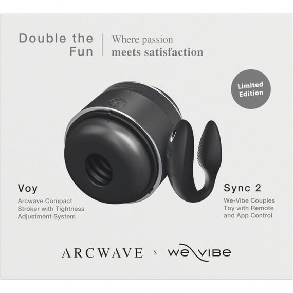 Набор для пары, Voy + Sync 2, Double the Fun Set Sex Aura | Зображення 9