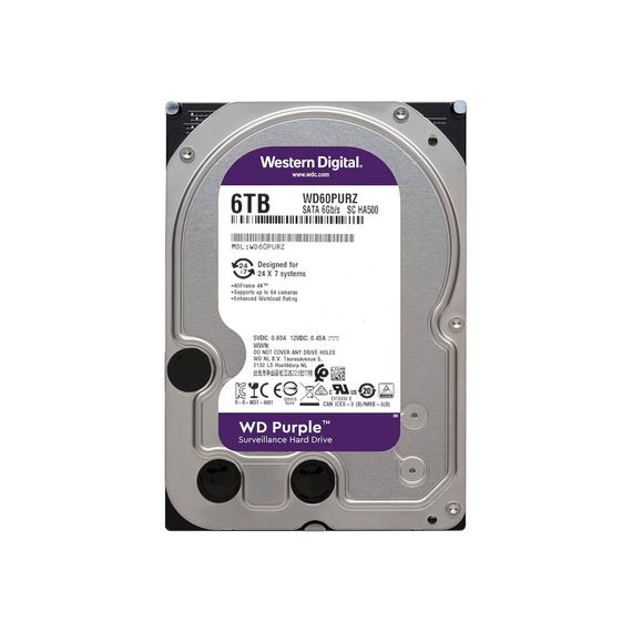 Жорсткий диск 3.5" 6TB WD (WD64PURZ)