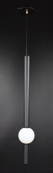 Люстра світлодіодна підвісна LED світильник для квартири на стелю лед 26967 Чорний 65-180х10х10 см.