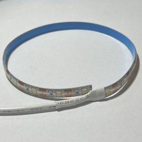 Світлодіодна стрічка біла USB ЕСБ 30 см, 5V адаптер (працює від повер банка) (6470)