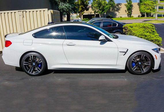 Бокові пороги DPT (чорний глянець) для BMW 4 серія F-32 2012-2020 рр | Зображення 1