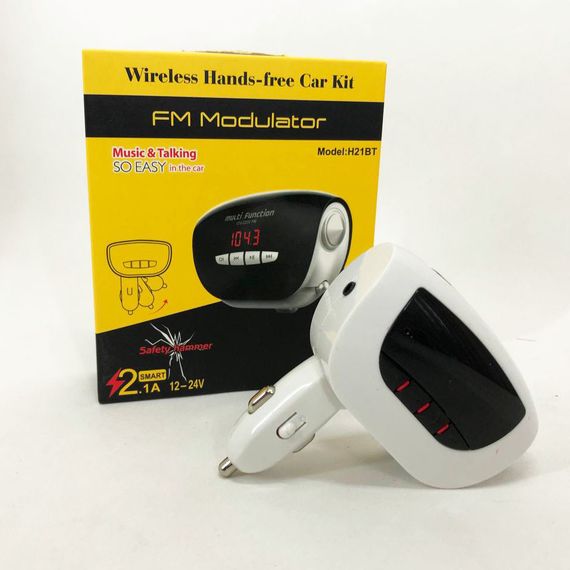 Передавач для автомобільного радіо з Bluetooth, Автомобільний fm передавач з блютуз JA-96 | Зображення 2