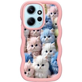 Чехол TPU Cloudy Pictures для Xiaomi Redmi Note 12 4G Kittens