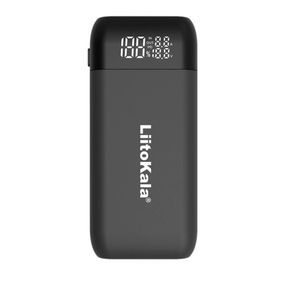ЗУ LiitoKala Lii-MP2, функція Powerbank, USB/Type-C, LED display, підтримує Li-ion, 3.7V/1.2V AA/AAA 18650/18700/20700/217001