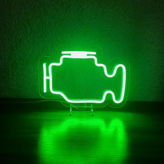 Неоновий світильник Check Engine 260х180 acr-n000065 | Зображення 5