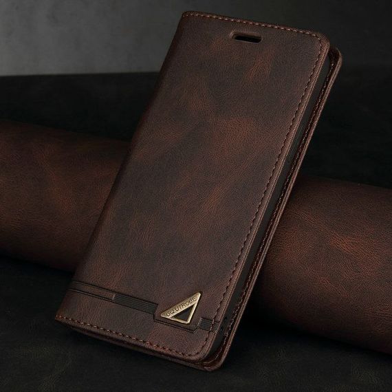 Чохол книжка G.Q. для Xiaomi Redmi Note 11 4G / 11s / Note 12s колір Коричневий | Зображення 1