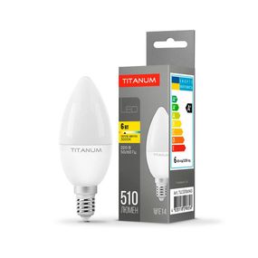 Світлодіодна лампа TITANUM C37 6W E14 3000K