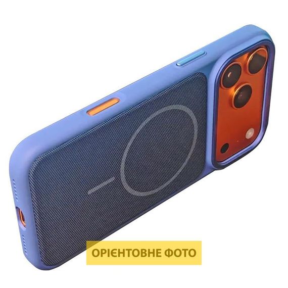 Чохол TPU TechWoven Hybrid with MagSafe для Apple iPhone 17 (6.3") Blue | Зображення 2
