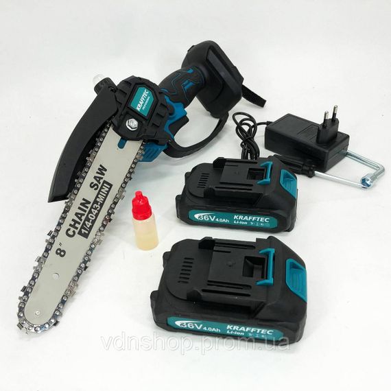 Пила складная для обрезки сада Krafftec 20 см, Пила для веток деревьев электрическая GQ-13