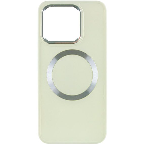 TPU чехол Bonbon Metal Style with MagSafe для Xiaomi 14 Pro Белый / White | Зображення 1