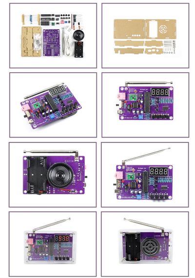 Конструктор DIY, FM-радіо у корпусі 76-108MHz на батарейках RDA5807S | Зображення 6