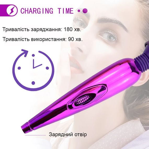 Фіолетовий вібратор для стимуляції клітора та точки “G” (USB) | Зображення 3