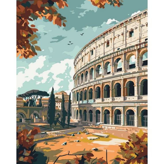 Картина по номерам "Колизей" 11069-AC 40x50 см