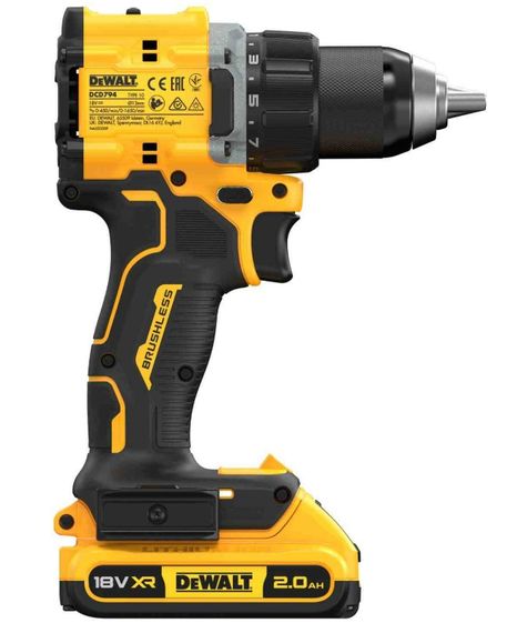 Дриль-шуруповерт DeWALT акумуляторний безщітковий з АКБ та ЗП DCD794D2T | Зображення 3