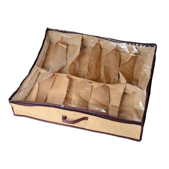 Органайзер для зберігання взуття на 12 пар, Shoes Under / Взуттєвий органайзер в шафу | Зображення 2