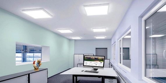 Світильник накладний 600*600 SMD LED "PULSAR-48"  48 W  6400K біілий | Зображення 1