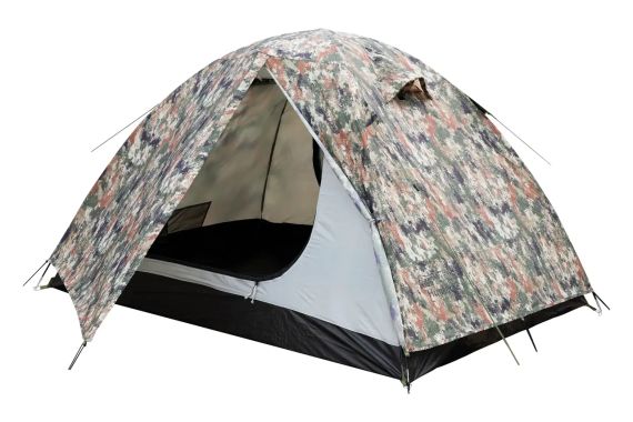 Тримісний намет камуфляжного забарвлення Tramp Lite Hunter3 camo з двома входами для професійних мисливців рибалок, туристів | Зображення 3