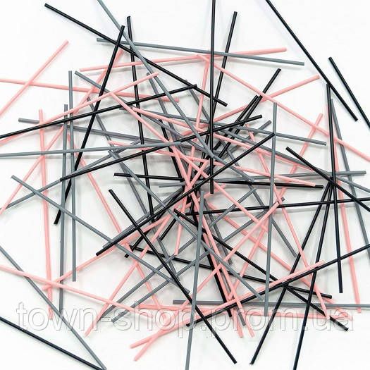 Набор стержней для 3D-ручки 3Doodler Start - Микс (75 шт: черный, розовый, серый) | Зображення 3