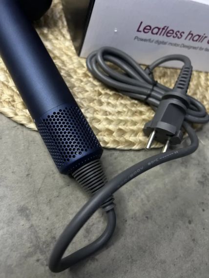 Фен Super Hair Dryer синій з іонізацією та турборежимом 5 насадок (Y-43) | Зображення 4