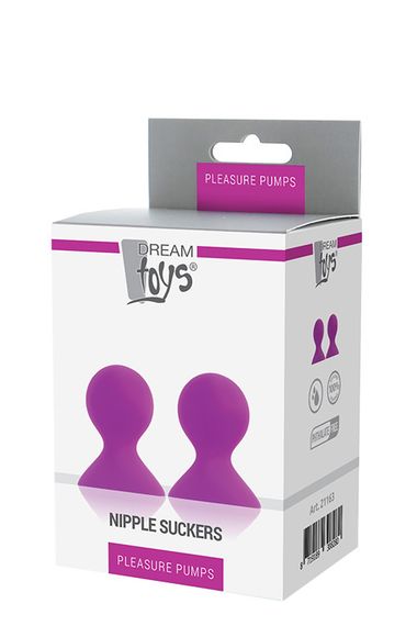 Стимулятори на соски LIT-UP NIPPLE SUCKERS LARGE PINK, Рожевий | Зображення 1