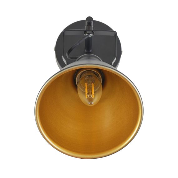 Бра HTL-302/1 E27 BK+G | Зображення 2