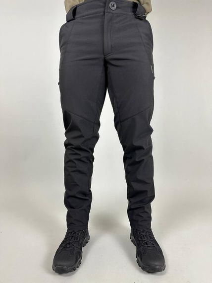 Брюки тактические штормовые демисезонные ULTIMATUM Soft Shell Черные
