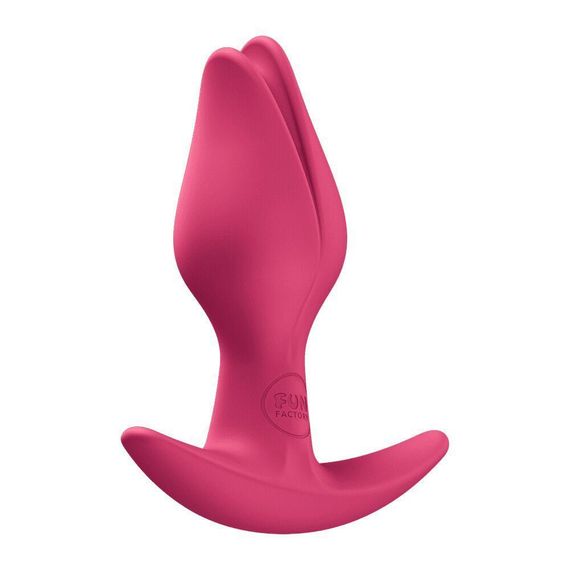 Анальная пробка Fun Factory BOOTIE FEM Raspberry, в виде бутона, диаметр 2,9 см, тонкий ограничитель Sex Aura | Зображення 1