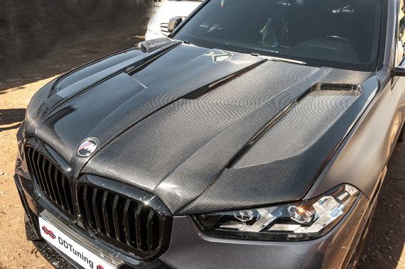 Карбоновий капот (G06/F96) для BMW X6 G06 2019- рр | Зображення 1