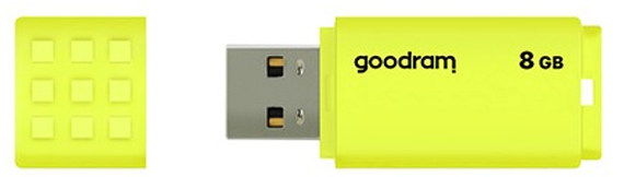Flash Drive Goodram USB 8GB UME2 (UME2-0080Y0R11) Yellow