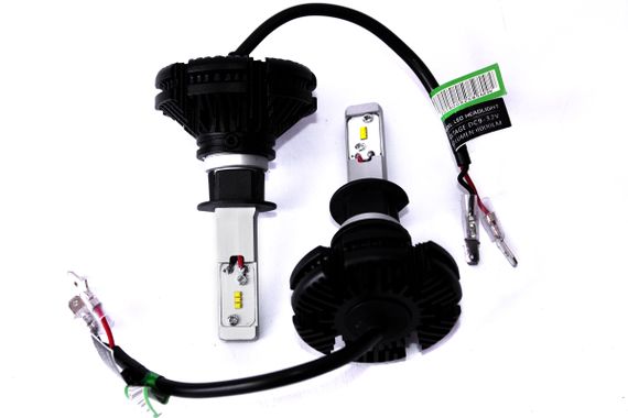 Комплект світлодіодних ламп AllLight X3 H1 50W 6000K 6000lm з радіатором та світлофільтрами (3000K/8000K) 12-24V | Зображення 1