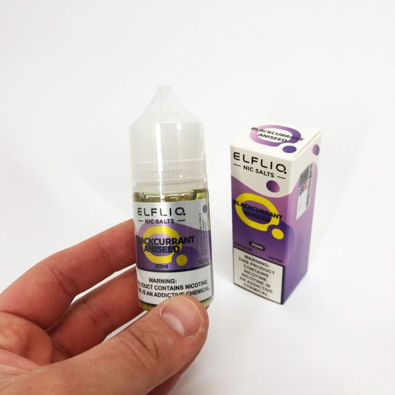 Жидкость ELFLIQ 30 мл 5%. Черная Смородина Анис (Blackcurrant Aniseed) | Зображення 4