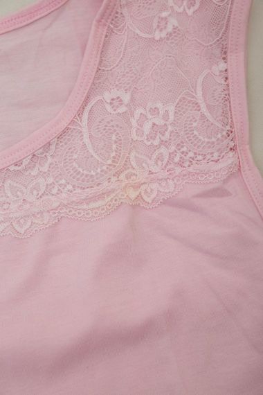 Пижама женская с принтом  -уценка, цвет розовый, 243R1602-010-U-13 | Зображення 7