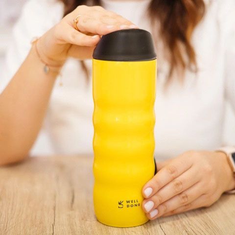 Термокухоль Well Done WD-7084Y вакуумний NU-974 480 мл | Зображення 3