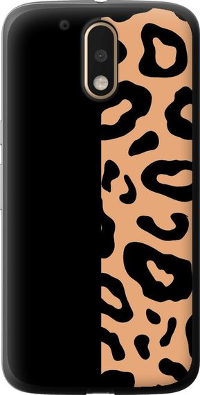 Чехол на Motorola MOTO G4 Пятна леопарда "4269u-511-17620"