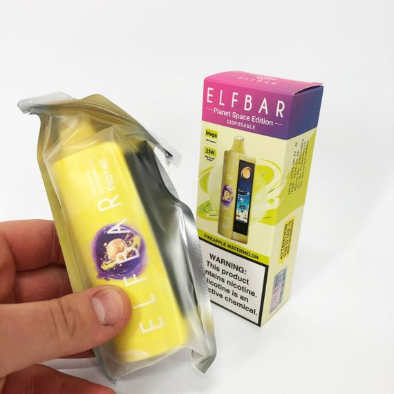 ELF BAR Planet 25000. Ананас Арбуз (Pineapple Watermelon) | Зображення 4