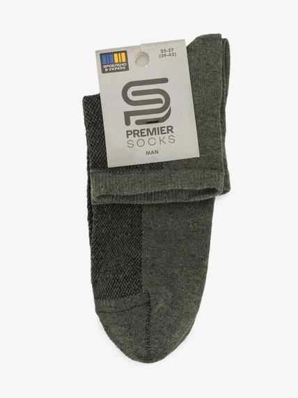Шкарпетки чоловічі B8-4 43-46 Оливковий shop (4820203391318) | Зображення 2