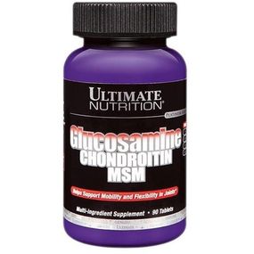 Хондропротектор (для спорта) Ultimate Nutrition Glucosamine & Chondroitin & MSM 90 Tabs