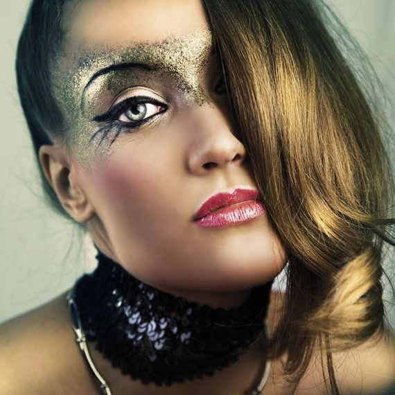 Металлический хайлайтер для лица / тени для век (2 в 1) StarGazer Star Pearl Eye Shadow Peach Flush 3.5 г | Зображення 2